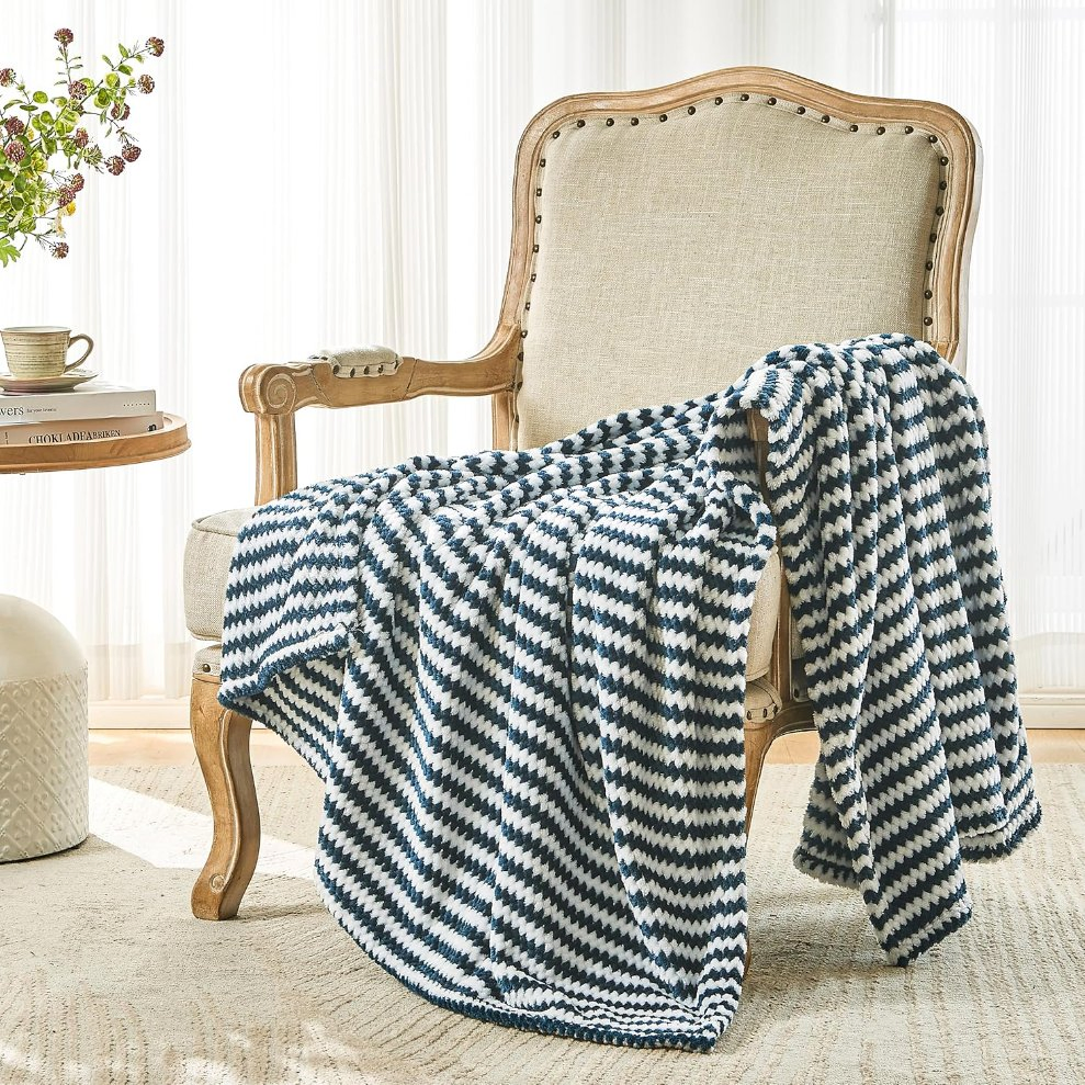 Плед из жаккардового фланели для уюта в доме