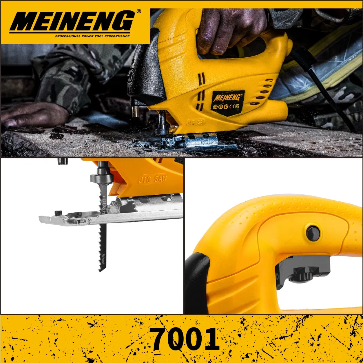 Электролобзик MEINENG 7001 для точного реза