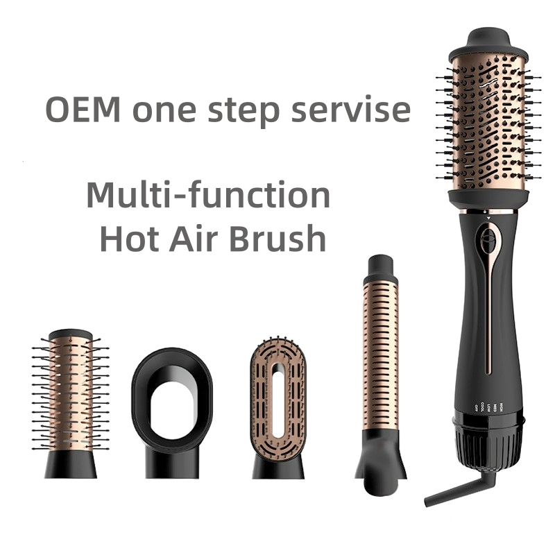 Professional Ionic Ceramic Electric One Step Styler Hair Straightener Hot Air Brush