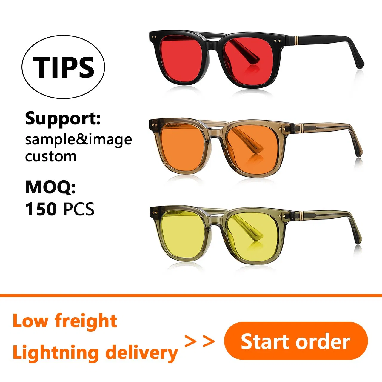 High Quality New Retro Tr90 Optical Frame Men's 2026 Optical Glasses Red Orange Cr39 Lenses Custom Anti-Blue Light Eyeglass