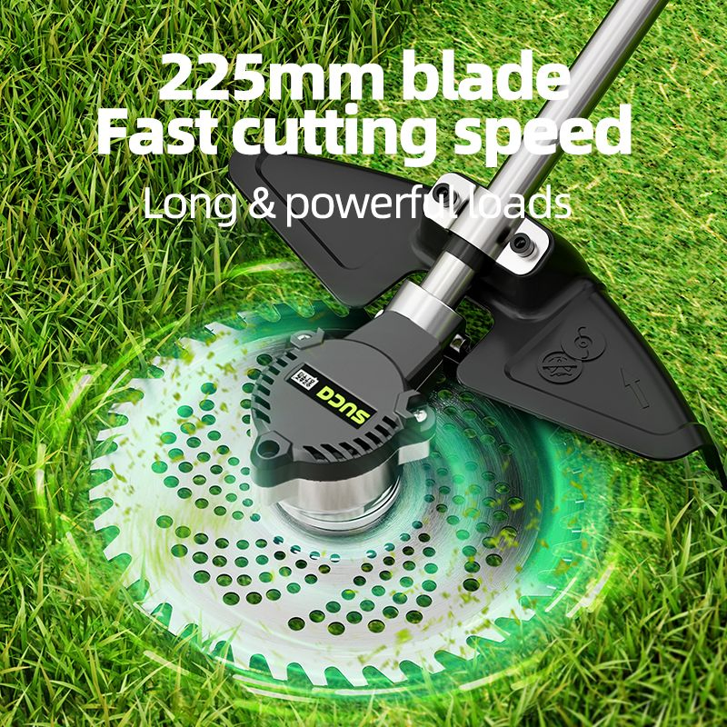 Suca High Quality Battery Grass Trimmer Electric Brush Cutter Cordless String Trimmer Weed Trimmer Garden Tool