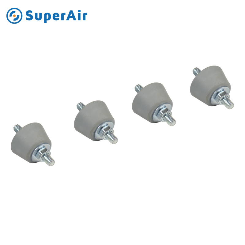 HVAC Ventilation Rubber Air Conditioner Bracket Air Conditioning Shock Absorber Feet Air Conditioning Outdoor Unit Shock Absorption