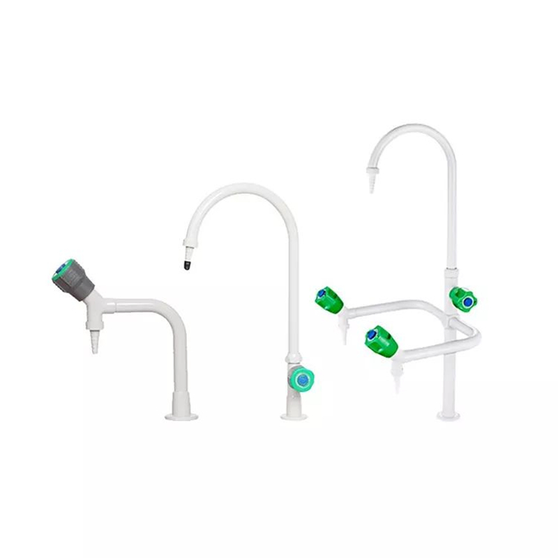 China Manufacturer Lab Faucet Single Hole Cold Water Copper Foot Operated Hand Wash Sink Faucet