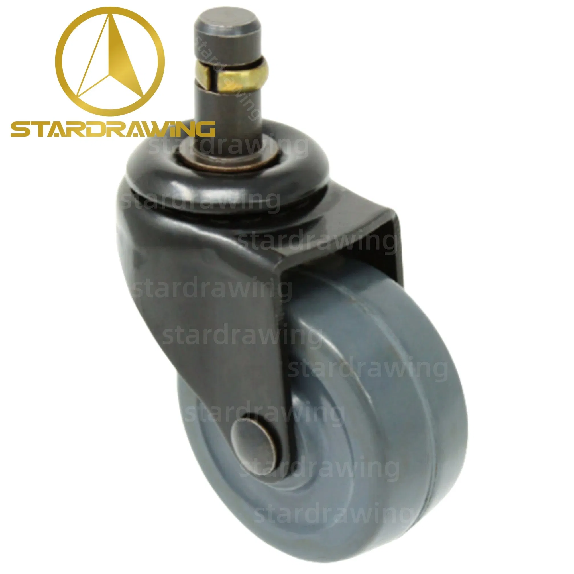 Stardrawing Industrial Black Bracket Caster Wheels Customized Wheel Caster
