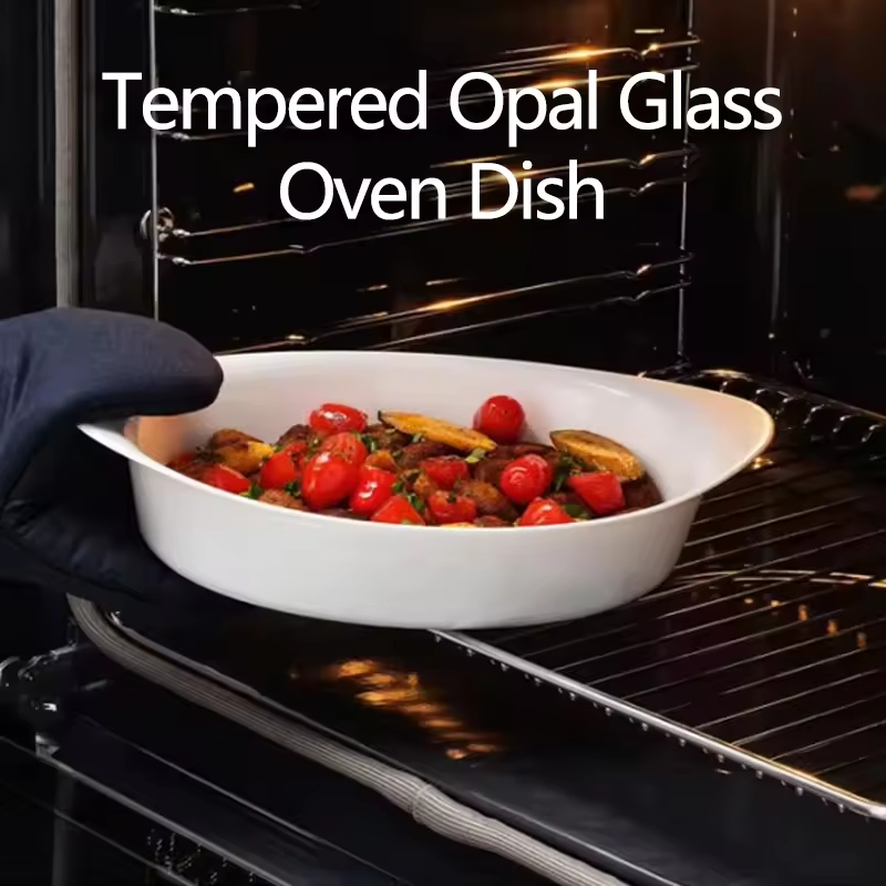 Premium Tempered Opal Glassware Oven Dish Kitchenware for Everyday Cooking