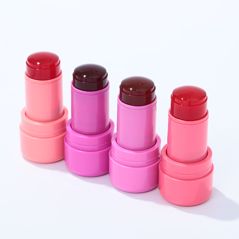 Tyx Customizable Bouncy Jelly Blush Stick New Arrival Wholesale Price Makeup Custom Long Bouncy Lasting Waterproof Cooling Glitter Lip Cheek Jelly Blush Stick