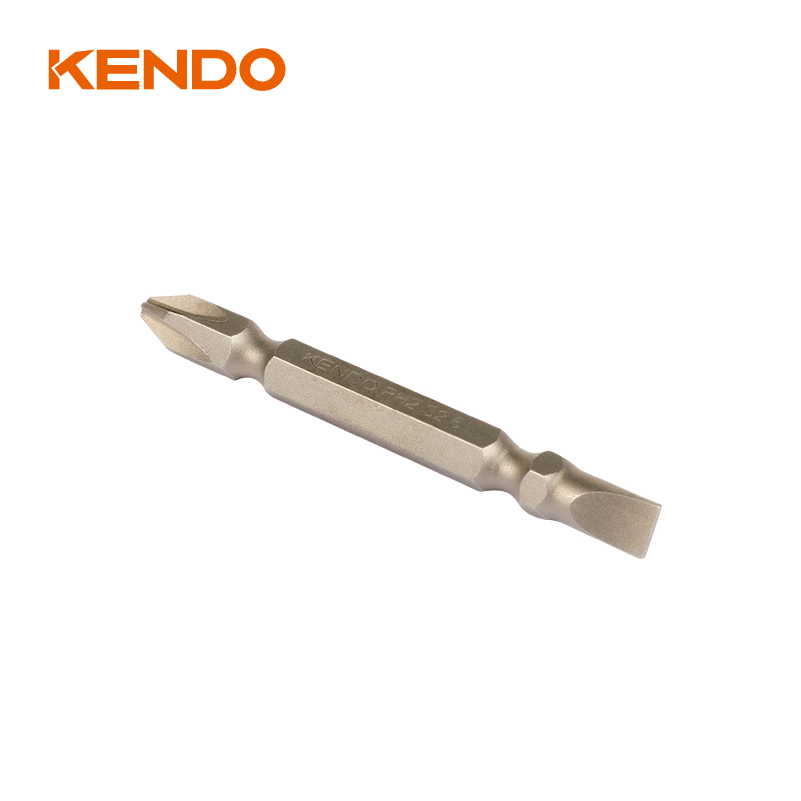 10PC Double Ended Sandblasted Screwdriver Bit Set Precision Engineered Tips Ensures Exact Fit in Screw Heads Reducing Opportunity for Cam-out