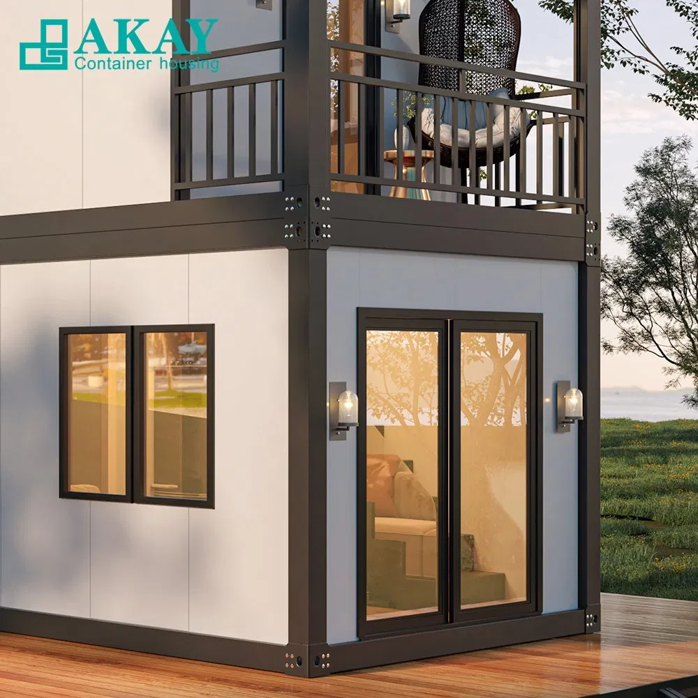 Luxury 2 Bedroom Casa Modular Homes Flat Pack Living Portable Prefabricated House Prefab House Container House