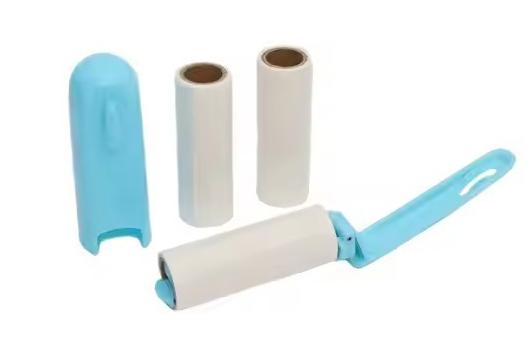 Mini Lint Roller, Travel Size Portable Compact Pet Hair Remover with 5 Refills, Sticky Small Lint Remover for Pocket