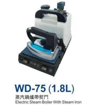 Electric Steam Boiler with Steam Iron Wd-75 (1.8L)