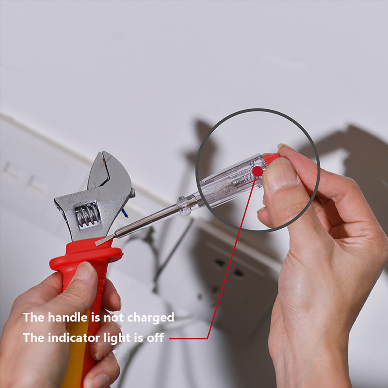 High Voltage 1000V Insulation Multifunctional Electrician Special Industrial Adjustable Wrench