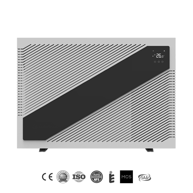 DC Inverter Swimming Pool Heat Pump Heater with R32 Refrigerant and WiFi