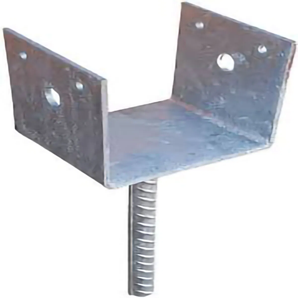 Регулируемая U-образная анкерная база для опор забора