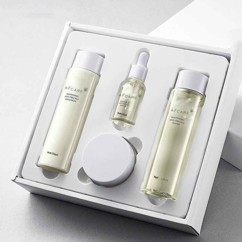 Strong Effects Acne Spot Freckle Moisturizing Brightening Oil Control Whitening Freckle Remove Skin Care Set
