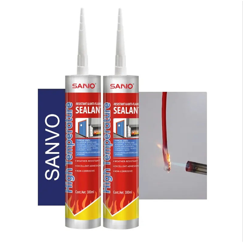 Heating Element Industrial Silicone Sealant 300ml Fire Retardant Sealant Adhesive Building Material