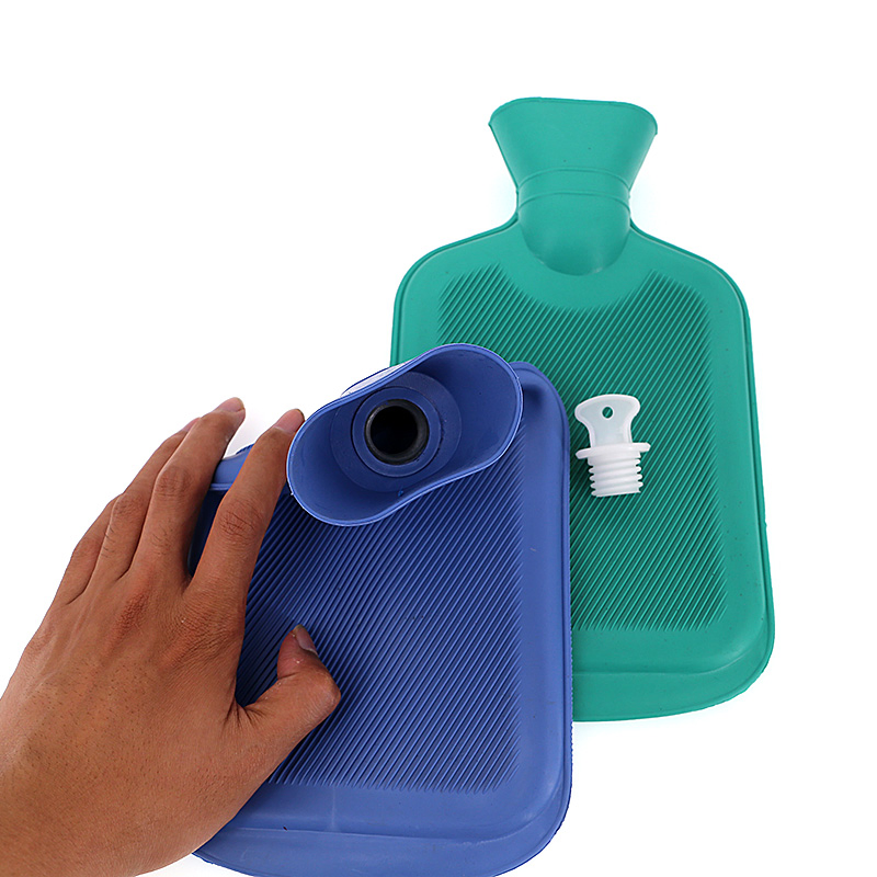 Good Quality Customize Home or Medical Use 2000ml 1000ml 20 -45% Rubber Content Rubber Hot Water Bag for Pain Relief