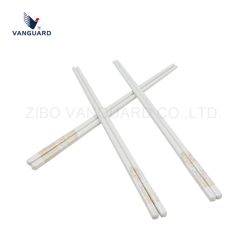Promotional Restaurant White Custom Porcelain Ceramic Chopsticks
