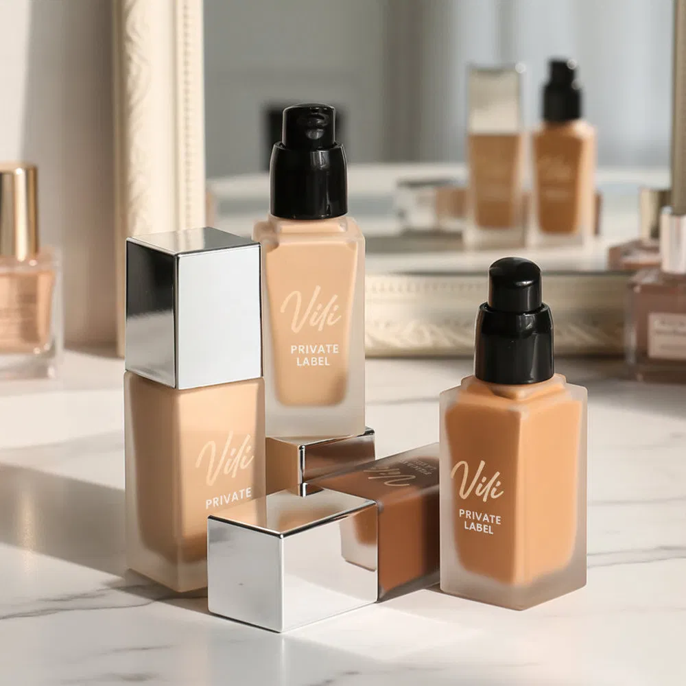 Brightening Brightens Complexion Customizable Liquid Natural Foundation for Office Worker