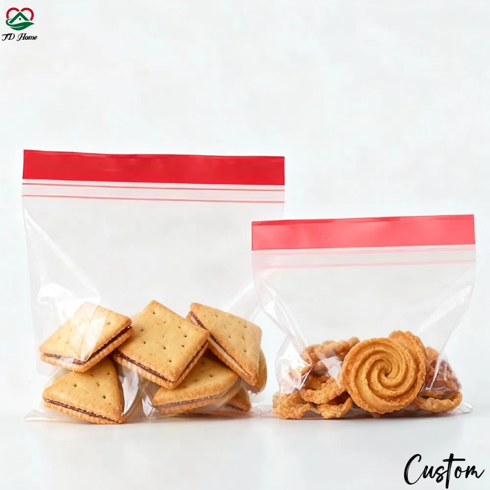 Free Samples Convenient Carry PE Reclosable Ziplock Packing Bag Chicken Retail Packaging Bag