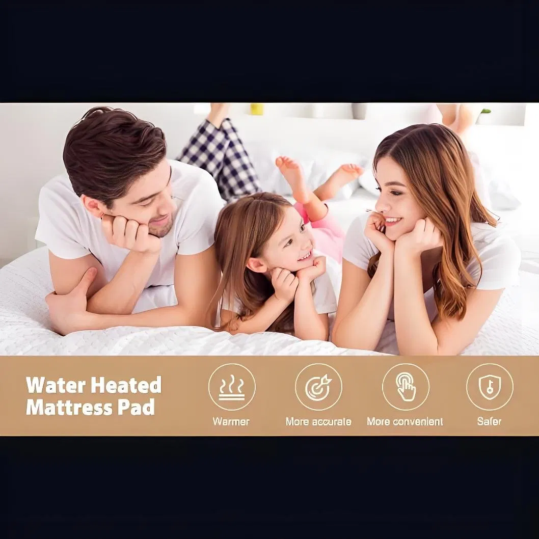 1688 Low-Energy Consumption Water Warm Blanket, Silent Pump Design, Flannel Electric Blanket