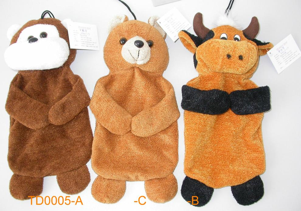 High Quality Custom Logo Wholesale Keep Warm Comfortable Popular Hot Water Bottle Cover