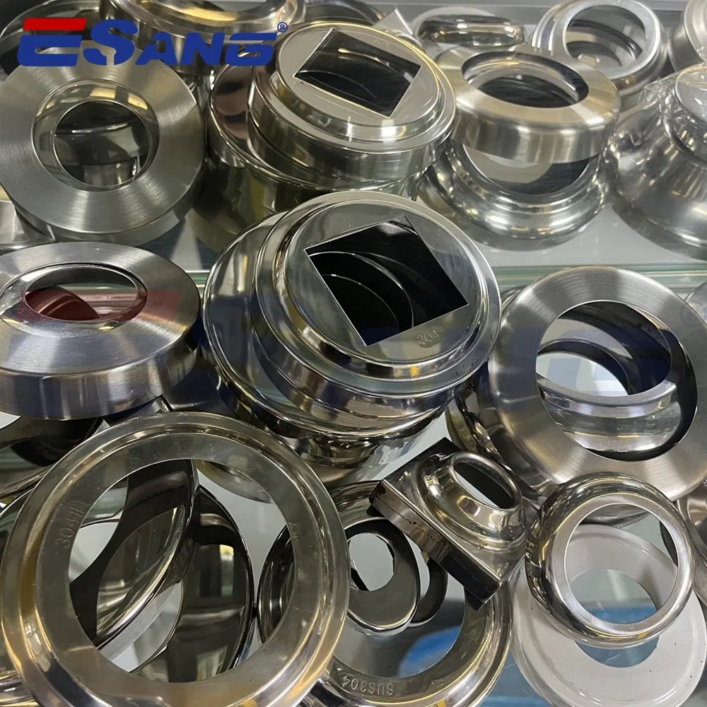 Esang Handrail Accessories Factory 201 304 316 Stainless Steel Stair Railing Balustrade Base Cover