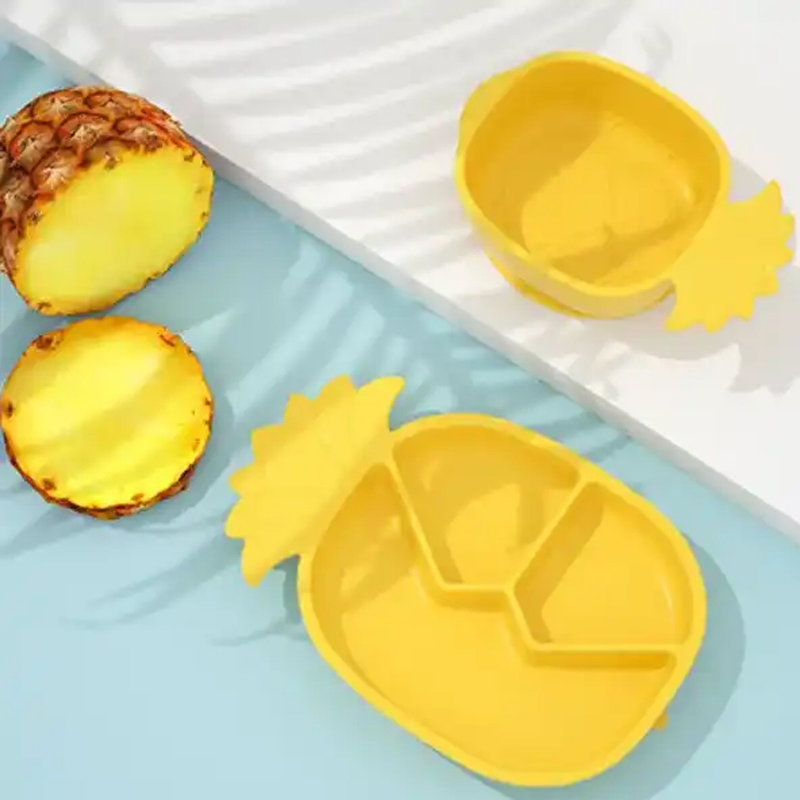 BPA-Free Toddler Dish Children's Holding Dish Silicone Suction Baby Dish