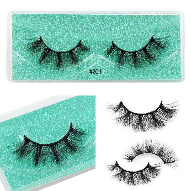 Customized Label False Lashes 3D Mink Eyelashes for Daily Use