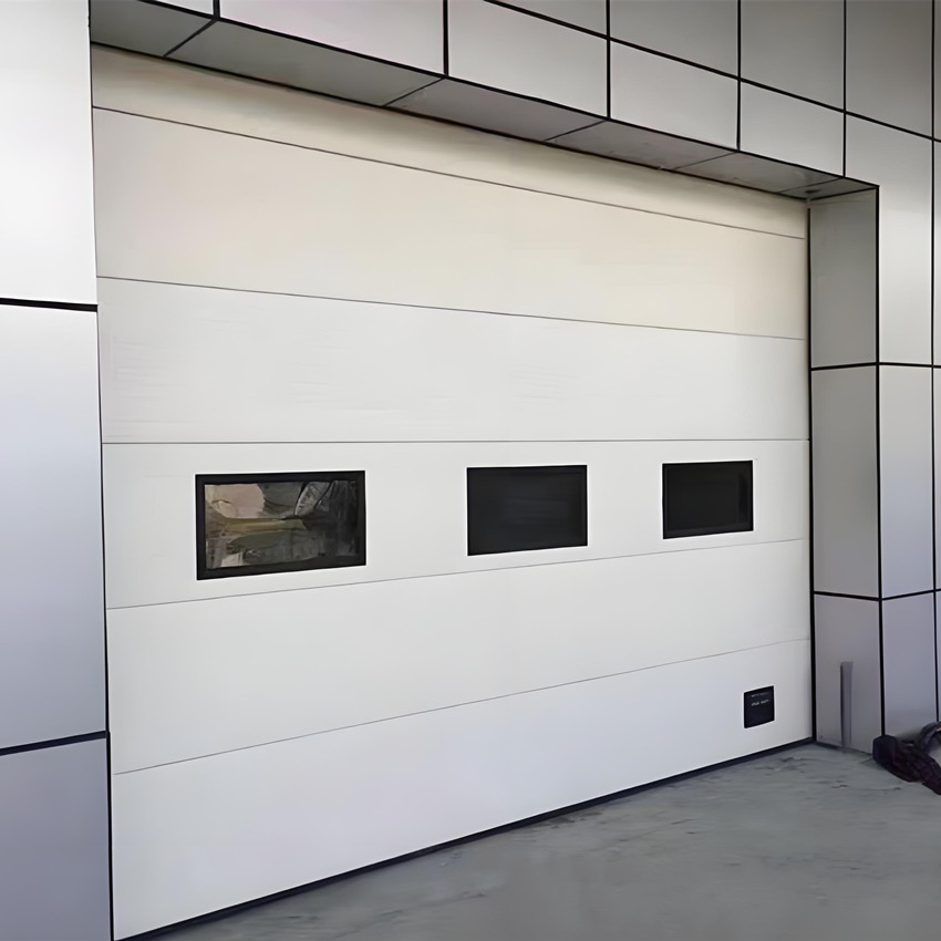 Industrial Electric Roll up Insulated Overhead Sectional Dock Door for Cold Storage or Warehouse