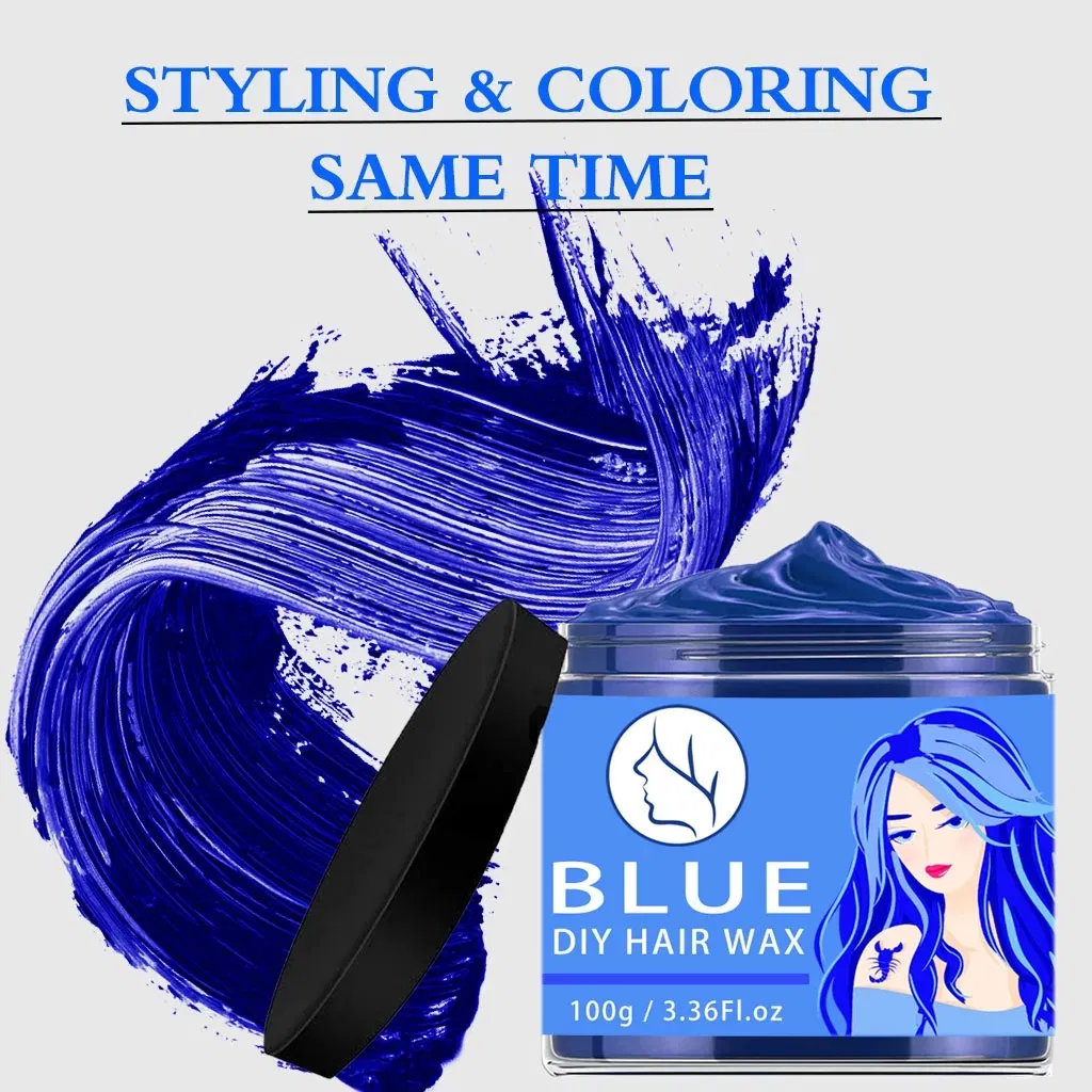 Wholesale Custom Label Natural Matte Hairstyle Dye Hair Wax