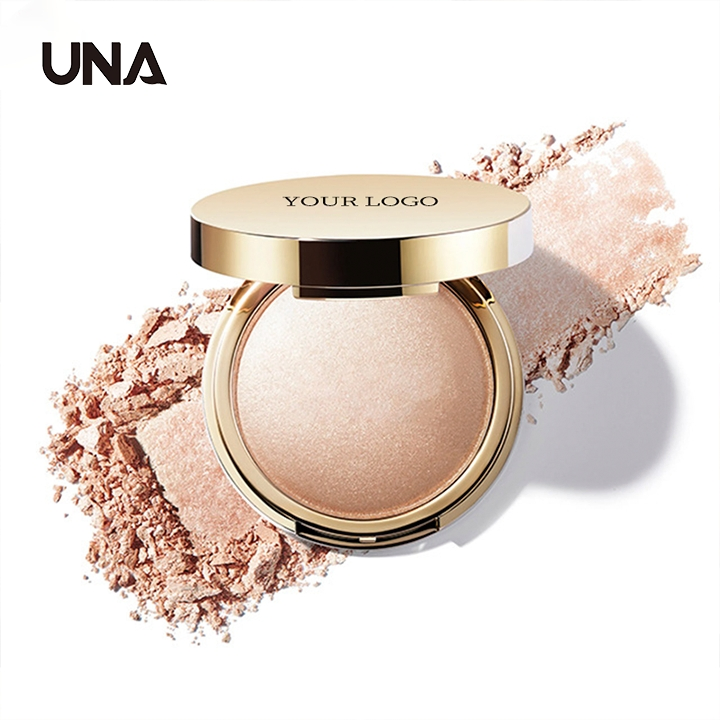 Custom Wholesale Cosmetic Private Label Highlighter Makeup Highlight Palette Face High Pigment Single Shimmer Highlighter