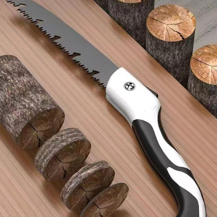 Hand Saws Factory Wholesale Three-Sided Ground Teeth Quick-Folding Outdoor Hand Saws