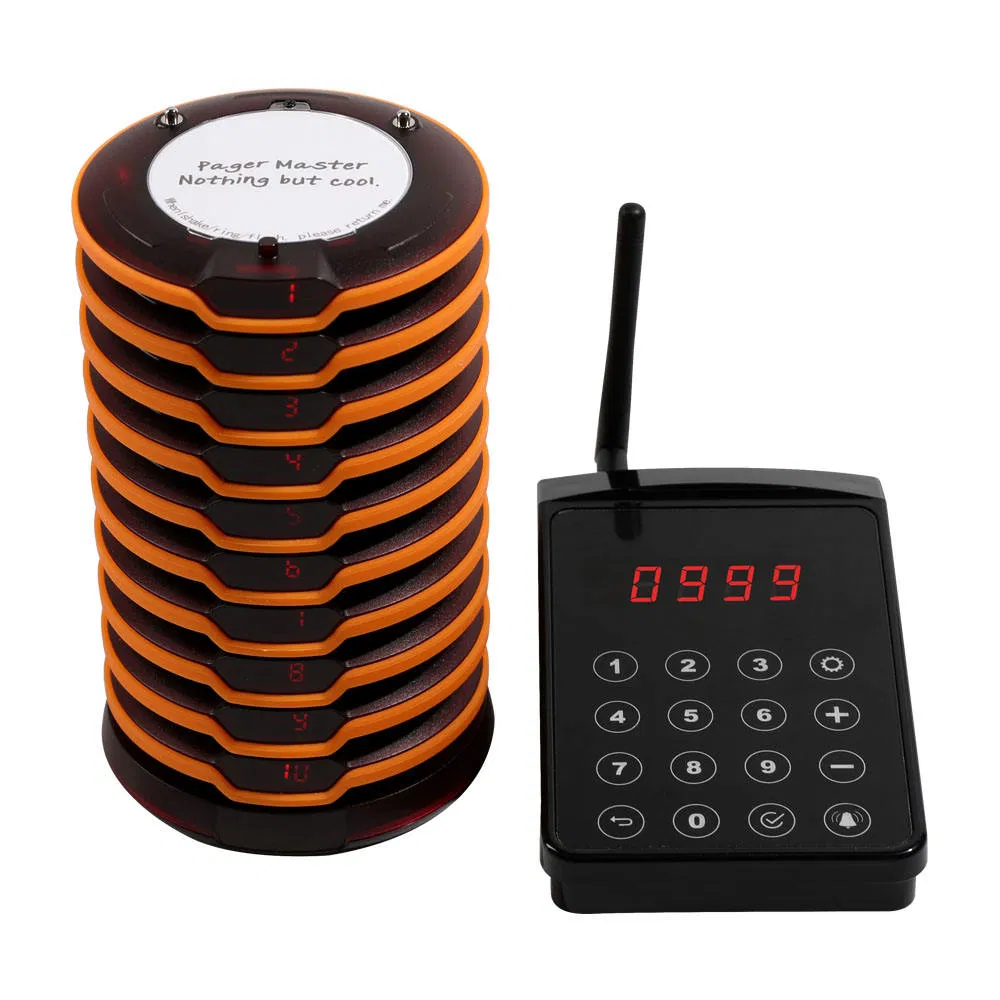Charger Base Charger Restaurant Coaster Pager System for Restaurant