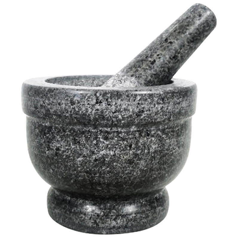 Stone Mortar and Pestle 13X10.5cm 5"X4" Supplier From China