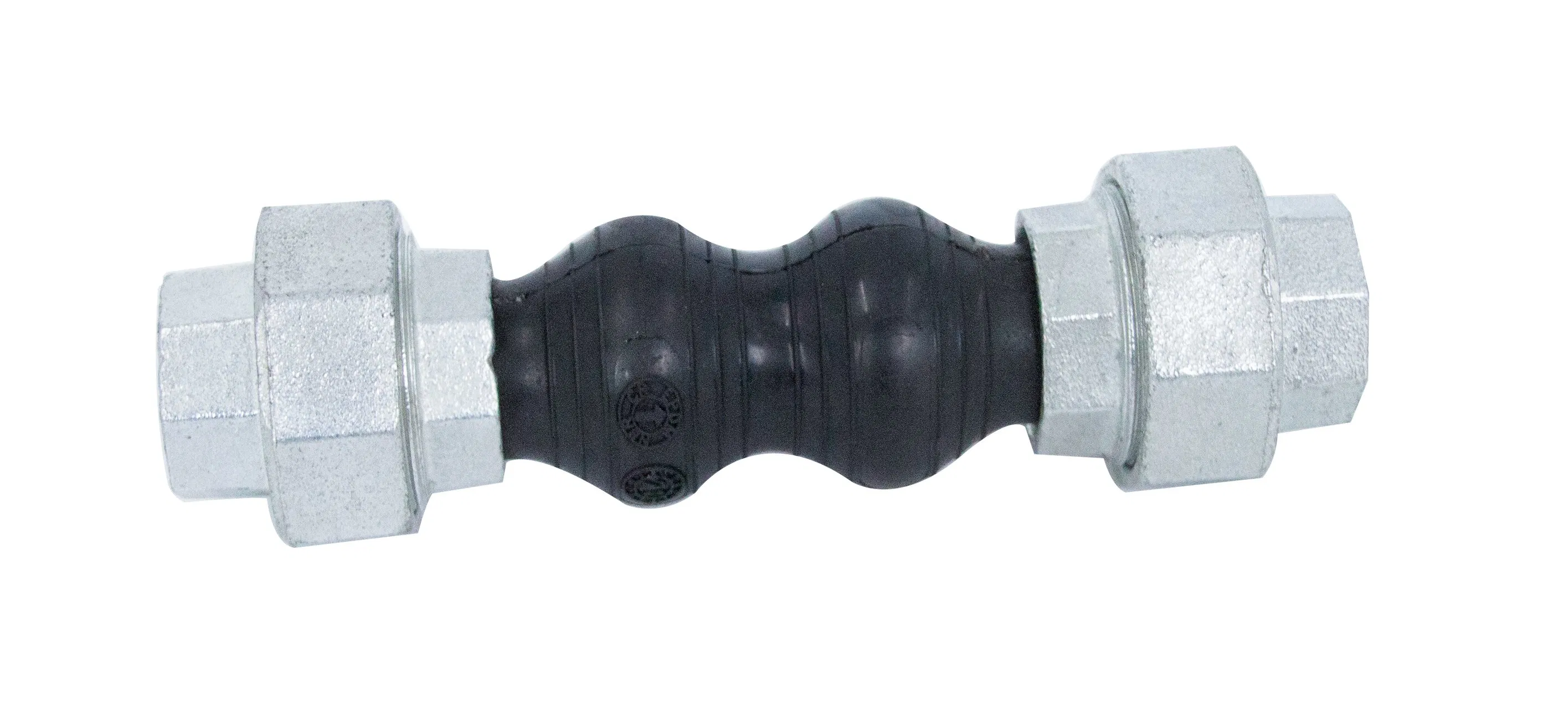 Rubber Expansion Joints Threaded Ends Screwed Double Sphere Flexible Flexible High Pressure Bellow Joint Drinking Water Manufacture Price Dvgw Acs Wras