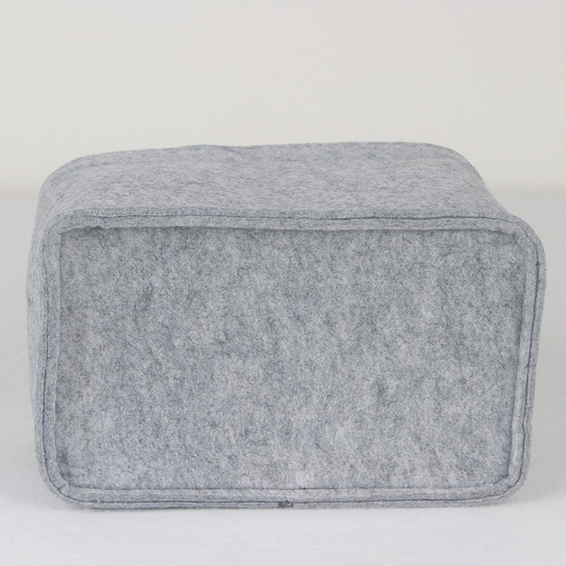 Recycled Plastic Polyester Felt Fabric Home Organizer Tool Storage Box for Office Locker