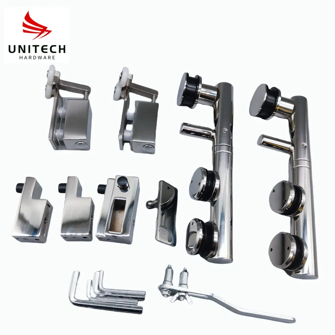 Stainless Steel 304 Swing Sliding Door Hardware Roller and Fitting Hardware Suit