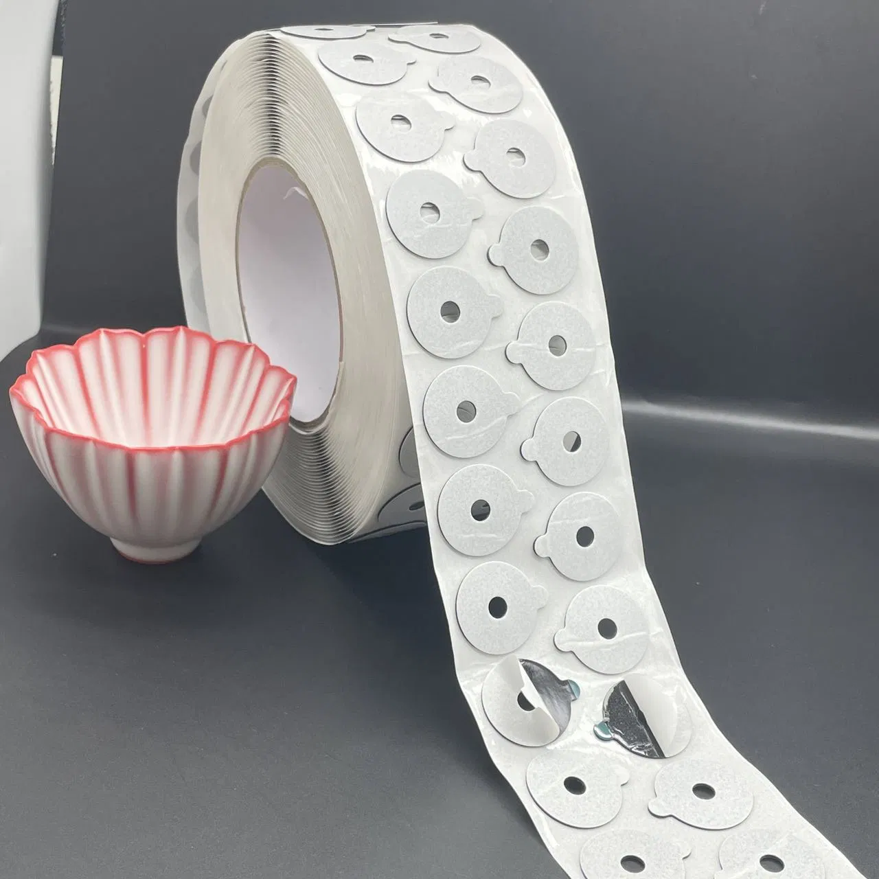 Red Acrylic Adhesive Lens Edging Pads