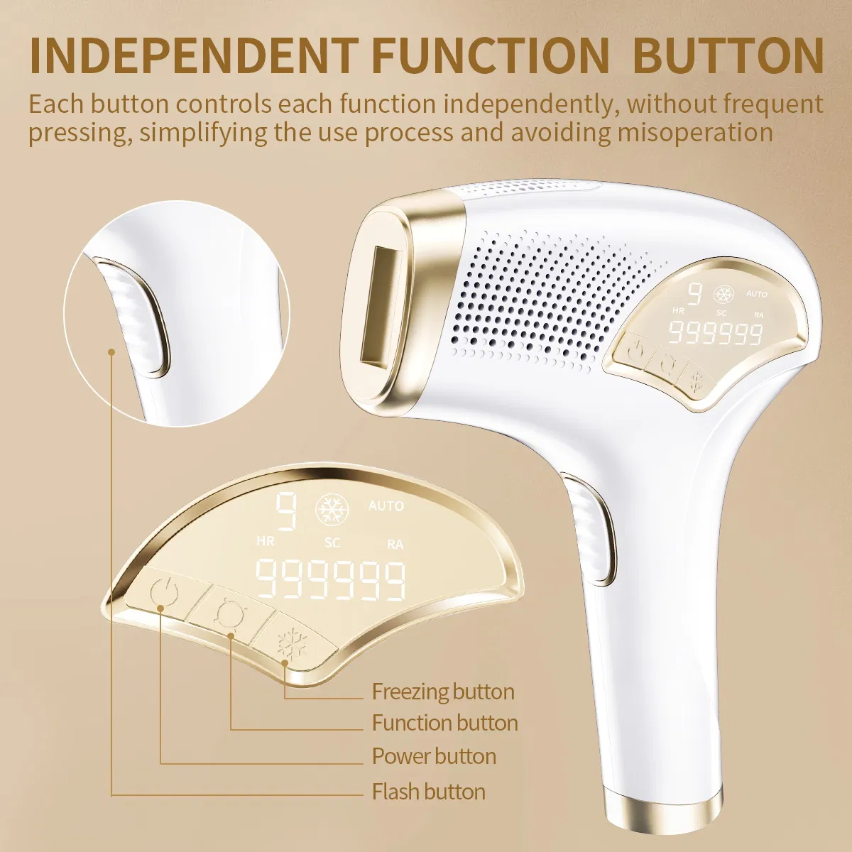 Advanced IPL Hair Removal Device for Smooth Skin