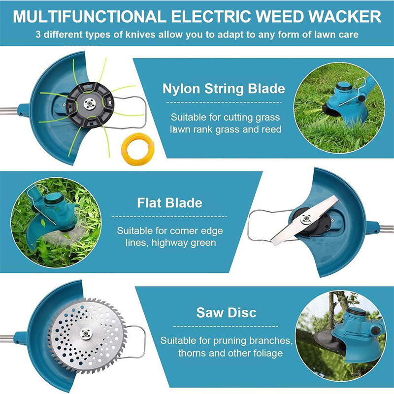 Professional Portable Cordless Grass Lawn Mower Grass Trimmer for Easy Grass Cutting