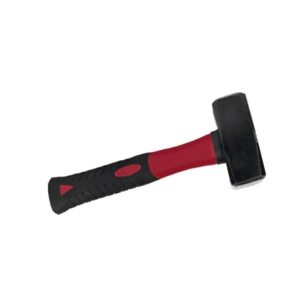 German Type Stoning Hammer, PP+TPR-Coated 70% Fbg Hdl 2kg