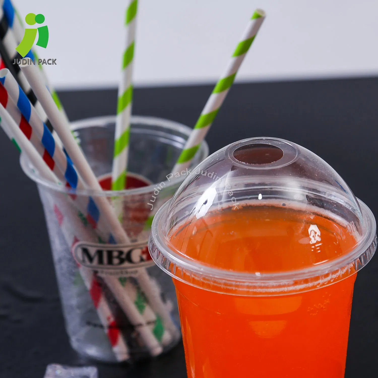 Multi-Color Paper Straw Disposable Paper Juice Straw