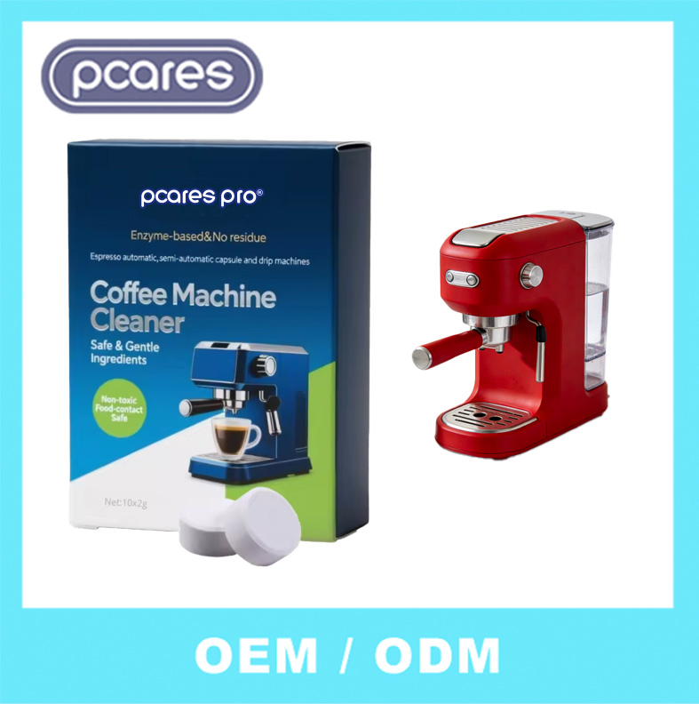 Solid Eco-Friendly Espresso Machine Detergent Coffee Machine Cleaning Tablets