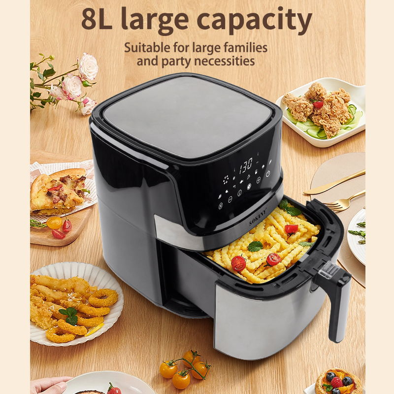 China Factory Smart Air Fryer WiFi Sokany Air Fryer WiFi Air Fryer APP WiFi Dual Air Fryer with WiFi Smart Airfryer with WiFi Wholesale Price