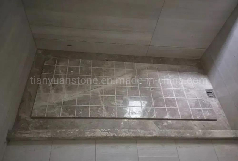 Stone/Granite/Marble Anti Slip Bathroom Bath Shower Tray/Base for Project