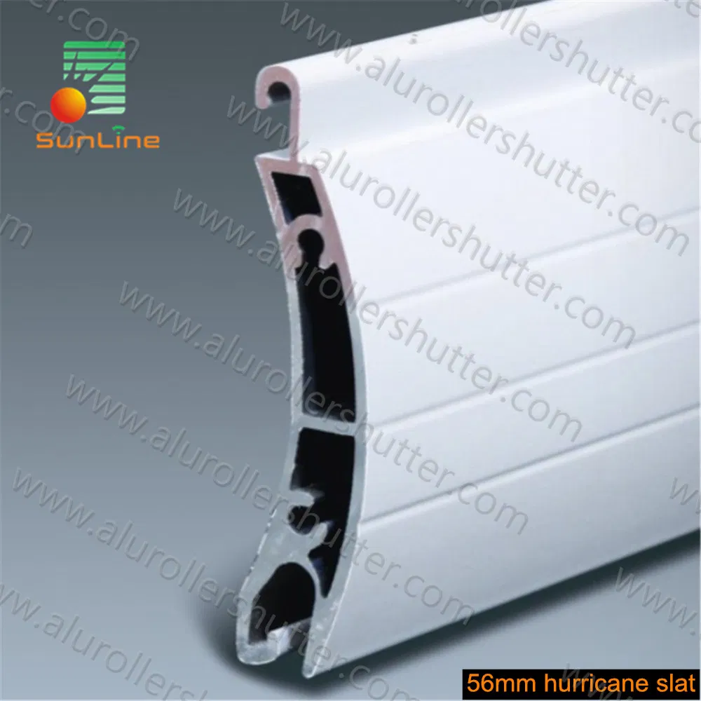 Aluminum Roller Shutter Profiles Hurricane Slat with Good Quality