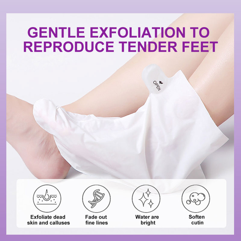 Beauty Cosmetics Moisturize Remove Dead Skin Lavender Exfoliating Foot Peel Mask