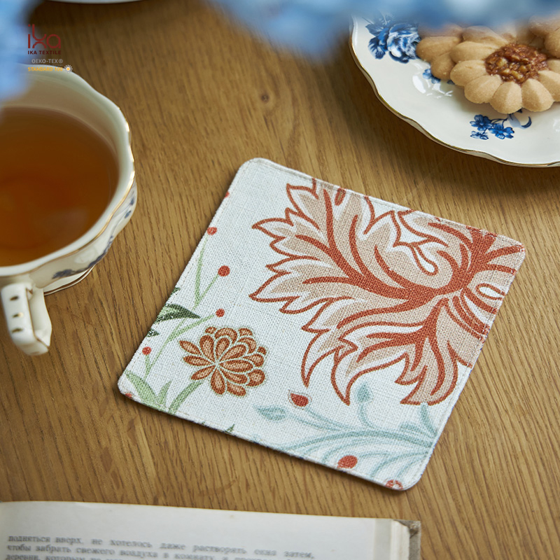 Natural Party Decorative Wholesale Table Personalized Color Embroidery Printed Custom Cotton Cocktail Napkin with Logo