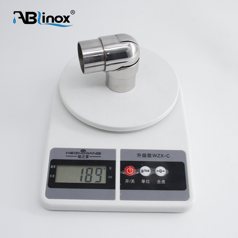 Lost Wax Cast Stainless Steel Stair Railing Accessories Pipe Fittings Connector