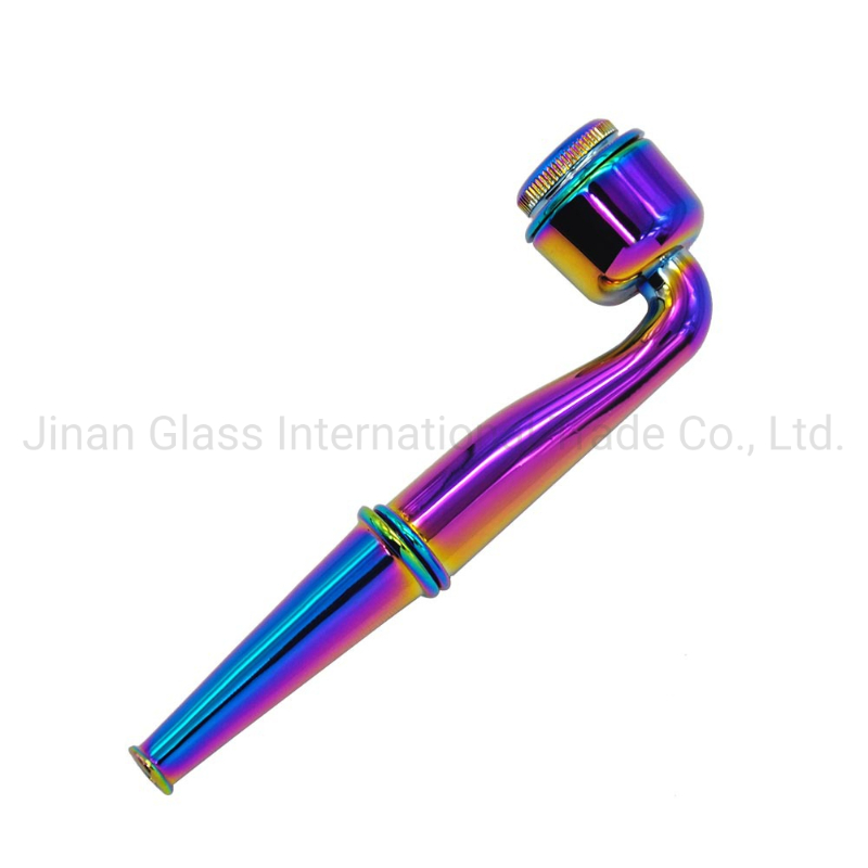 Aluminium Alloy Metal Pipes One Hitter Tobacco Pipes for Smoking